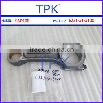 Komatsu S6D108-1,SA6D108-1,SAA6D108E-2A connecting rod, 6221-31-3100