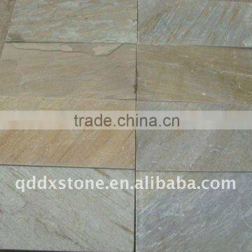 natural yellow slate stone