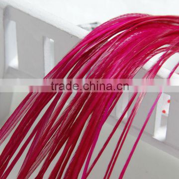 Hot Selling Cheap Grizzly Real Rooster Feathers Hair Extension