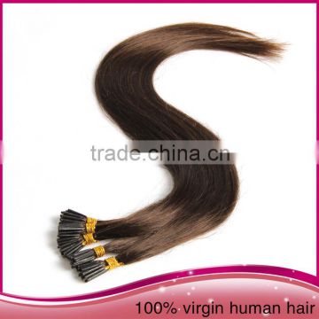 16 inches straight indian remy hair extensions Italian Glue i tip remy hair extensions