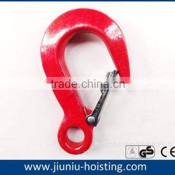 V shape eye hook with latch eye hook , small eye hooks