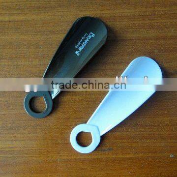 Cheap Plastic Black Short Disposable Custom Good Quality Hotel Shoe Horn