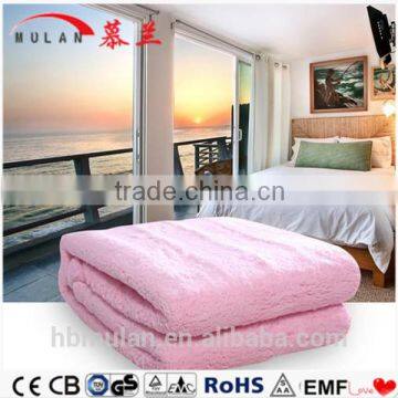 Latest Technology Automatic Temperature Control Single/Double Synthetic Wool Electric Blanket Made In China