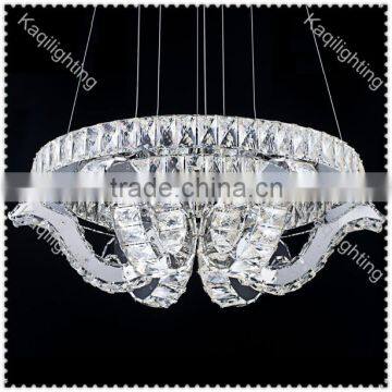New Modern Clear K9 Crystal LED Pendant Lamp Fixture Chandelier photo-2