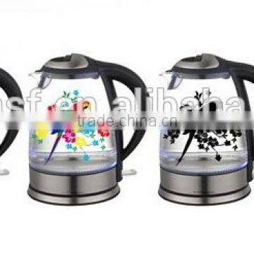 Glass Color Changing Electric Kettle With Filter photo-6