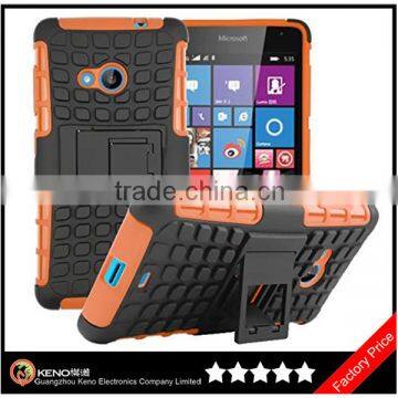 Keno Wholesale Kickstand Decent PC TPU for Nokia Lumia 535 Case Cover