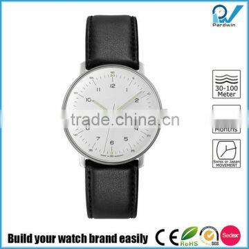 Fascinated Watch Collections Germany Design Brand Stainless Steel Case Leather Band Men Watch Automatic photo-2