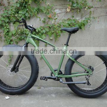 26'' aluminum fat bike 7 speeds snow bike