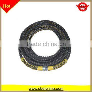2016 Good Price SAE 100 R1AT DN 8 With Linen Surface for Cleaning Machine High Pressure Wire Braided Rubber Hose photo-2