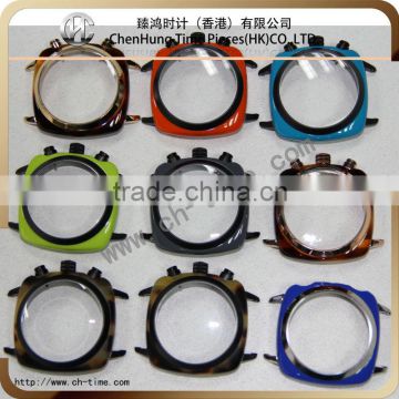 Chinese factory ceramic resin stainless steel watch case watch body manufacturer wholesale