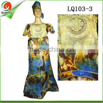 Guangzhou Clothing Market African Women Wear African Boubou Dresses Clothing photo-3