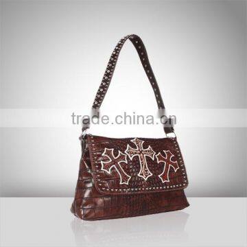 J197 Popular Shoulder Bags,Crocodile PU Leather Handbags,Wholesale Price,OEM/ODM,Accept Custom Bags