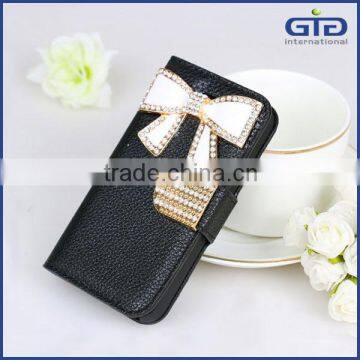 Magnetic Rhinestone Flip Stand Case For Nokia Lumia 520