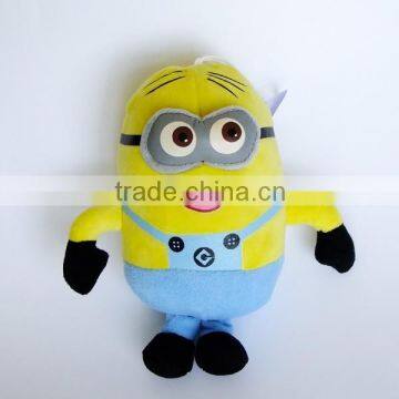 3pcs / set doll Movie Plush Toy 18cm Minion Jorge Stewart Dave free shipping Doll Plush Boy