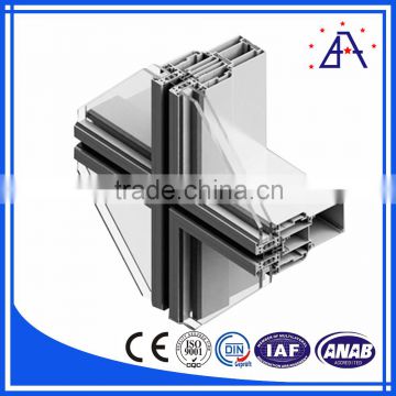 Oem Welcomed China Factory Aluminum Extruded Frame Curtain Walls