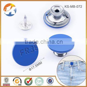 Wholesale Designer Metal Round Shape Custom Made Shirt Buttons