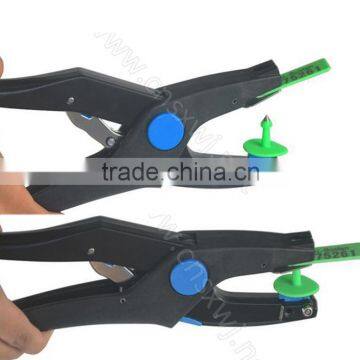 Cattle ear tag plier, pig tool ear tag applicator WJ411-8