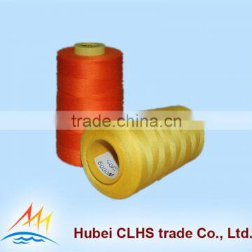 100% Spun Polyester 30s/3 Sewing Thread Yarn for Fashion Dresses Shoes photo-2