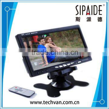 SPD66 7 inch LCD Car Monitor Computer HD Digital TFT Color Monitors VGA/AV Support as Computer Screen