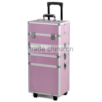 Aluminium Hairdressing Salon Makeup Beauty Box Nail Carry Case