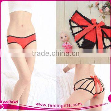 Red Young Girls Cotton Transparent Panty Lingerie Pics