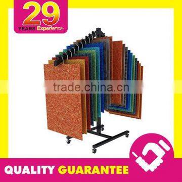 29 Years Fabrication Service Portable Carpet Sample Display Rack