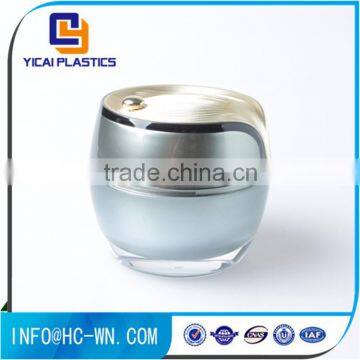 Best selling 50g acrylic jar plastic cosmetic face cream jar Cosmetic package jar                        
                                                                                Supplier's Choice