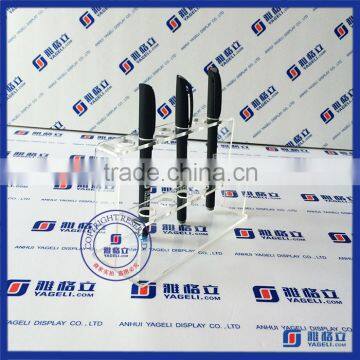 yageli factory reliable supplier clear acrylic pen display stand with client logo