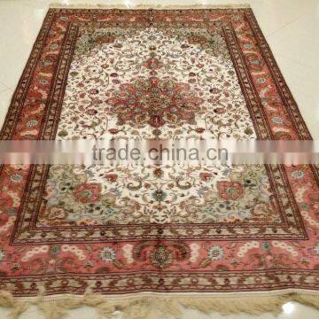 Handmade flower Carpet Manufacturer Silk Chinese Hand Knotted Rug