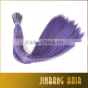 Hot Selling 16'' long 40cm Grizzly feather high quality rooster synthetic straight hair extensions