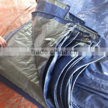 best insulation material tarp PP grommets blue/sliver colour waterproof anti-aging antioxidant outdoor cover factory directly