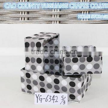 rectangular custom made mini fabric basket for sundries wholesale