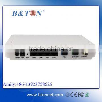 FTTH 4FE+CATV Dual fiber+WIFI EPON/GEPON ONU ONT