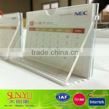 High Quality Customized Plexiglass Calendar Display Stand