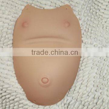 20-22inch Reborn baby doll kits gentle touched silicone vinyl wrap-around boy belly plate