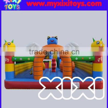 Funny inflatable bouncy playground for kids,inflatable jumping playground