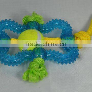 Blue Knot Shape TPR Toy for Pets photo-2
