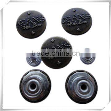 High quality snap metal button ,Fashion tack iron metal buttons