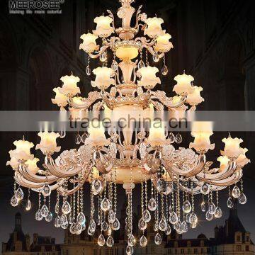 30 Lights Large Crystal Pendant Chandelier Big Chandelier Lighting for Hotel MD82014