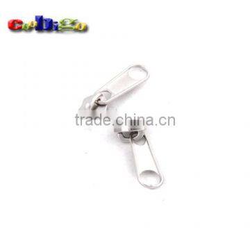 5# Non Lock Zipper Slider Zinc Alloy Silver For Nylon Zippers DIY Garment Suit Jacket Coat Bag Handbag #FLQ143-S photo-3