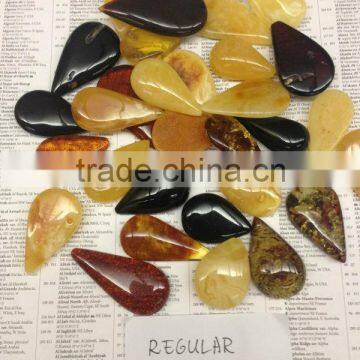 Natural Baltic amber cabochon for pendant