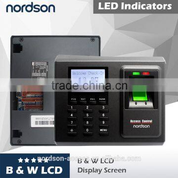 Stable Performance B & W LCD Screen Biometric Access Control System & Time Attendance