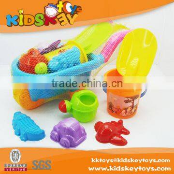 beach toy 2015 7pcs plastic kids educational toys Children beach set Outdoor toys