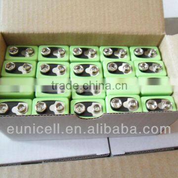 9V Rechargeable nimh battery 110mah quality guarantee 100%