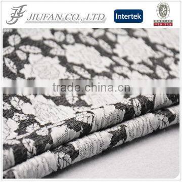 Jiufan textile knitting jacquard fabric from alibaba china supplier to garment factory