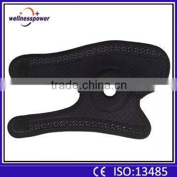 2016 Factory Black Neoprene Rubber Adjustable Elbow Support Tennis Arthritis Sleeve Brace Sports photo-3