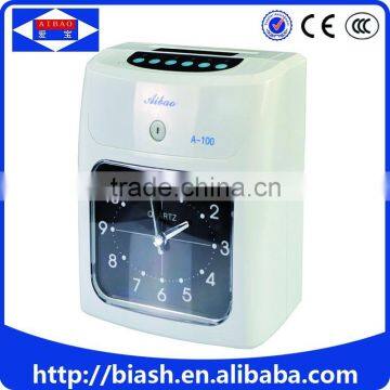 electronic time recording attendance machine