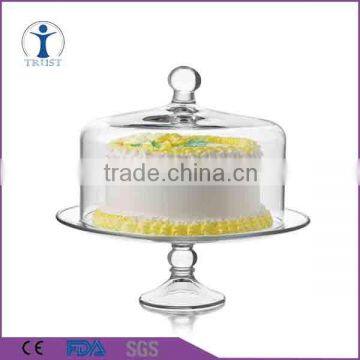 manufacture clear glass dome with base