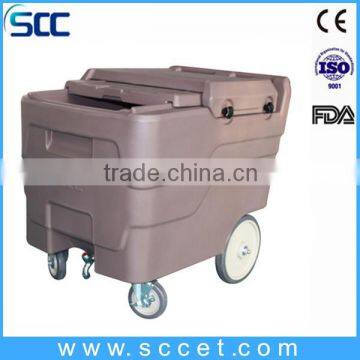 SB1-C110 insulated ice storage cart, ice cube storage box ,ice cube storage