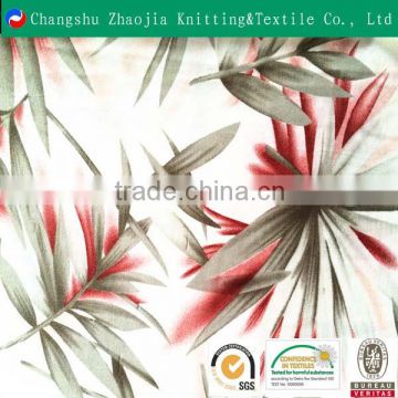 Floral print poly span fabric Oeko-Tex Standard 100 certificated from China factory